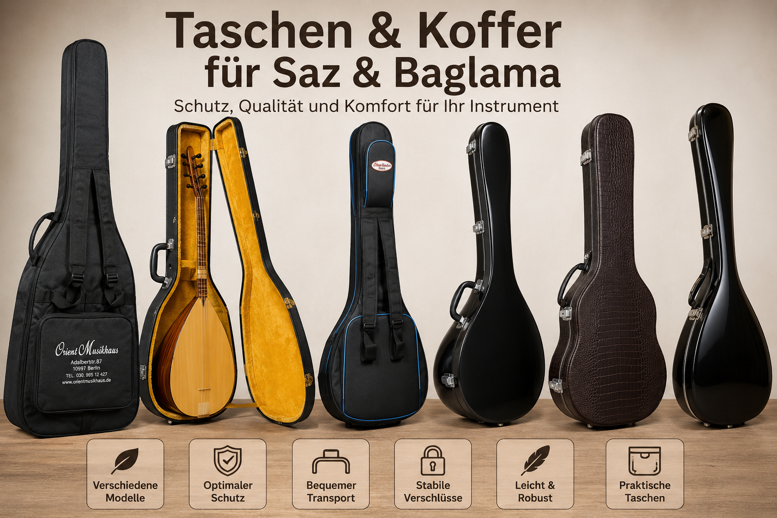 Taschen & Koffer für Saz & Baglama category icon/image